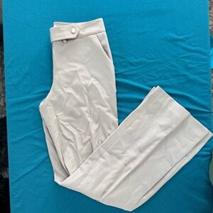 Calvin Klein Off-White Flare Pants